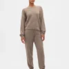 CashSoft Joggingové kalhoty z měkkého bouclé úpletu