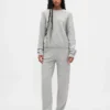 CashSoft Joggingové kalhoty z měkkého bouclé úpletu