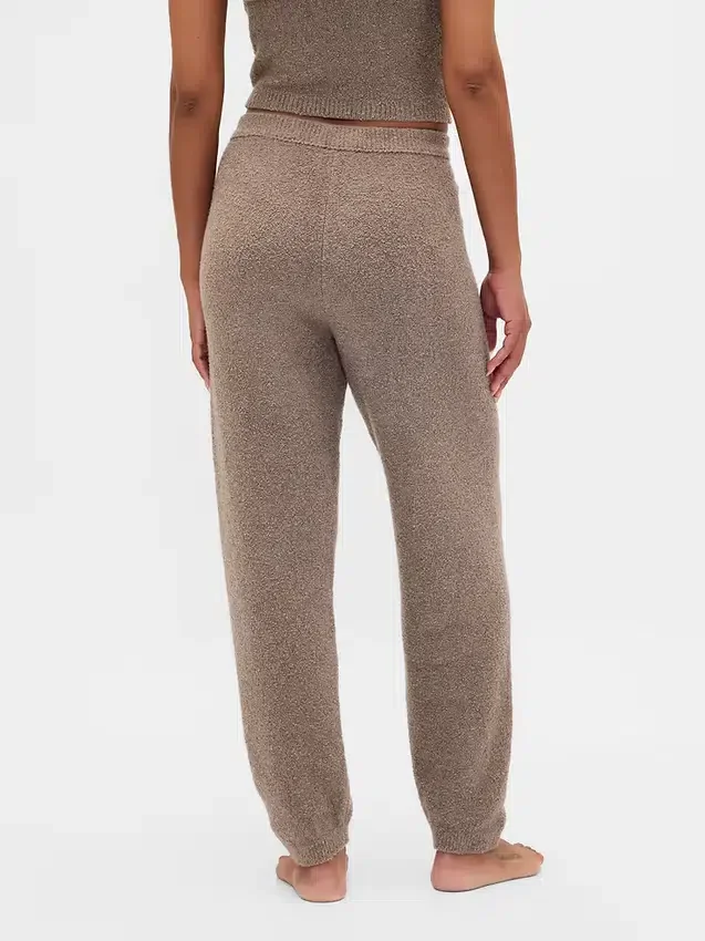 CashSoft Joggingové kalhoty z měkkého bouclé úpletu