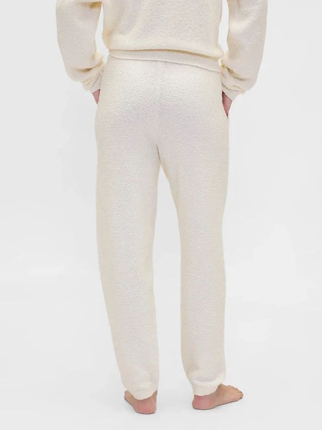 CashSoft Joggingové kalhoty z měkkého bouclé úpletu