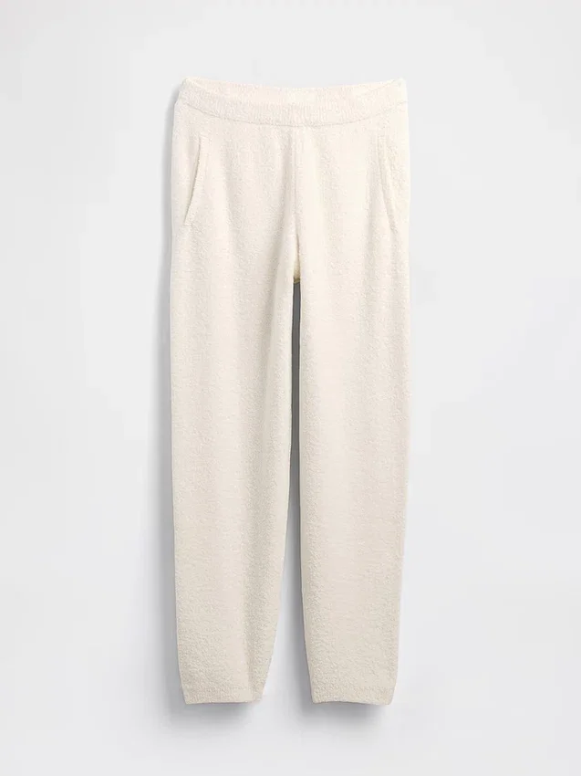 CashSoft Joggingové kalhoty z měkkého bouclé úpletu
