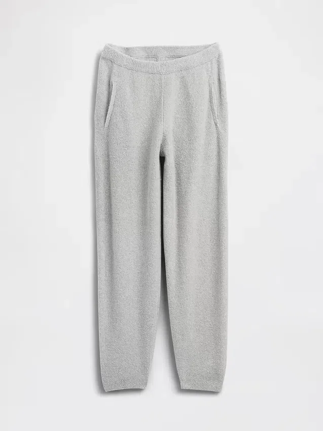 CashSoft Joggingové kalhoty z měkkého bouclé úpletu