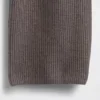 CashSoft Shaker-Stitch Svetr s proplétaným vzorem v kombinaci s kalhotami