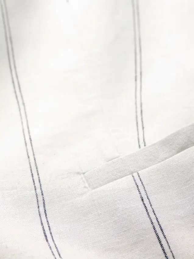 Dlouhá vesta ze směsi lnu