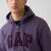 Dámská mikina s kapucí a zipem Vintagesoft Arch Logo