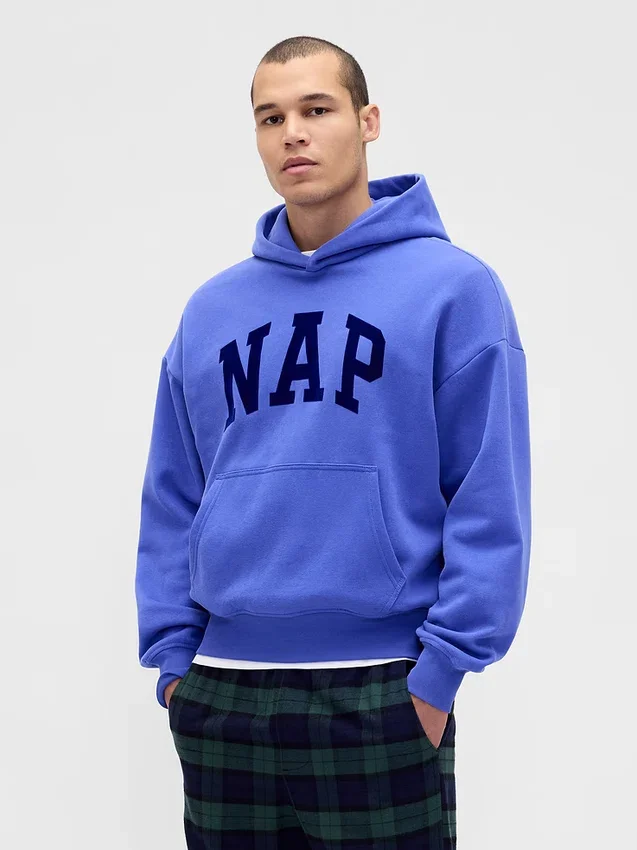 Dámská mikina s kapucí Vintagesoft Nap Logo