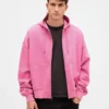 Dámská oversized mikina s kapucí a zkráceným střihem