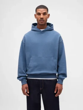 Dámská oversized mikina s kapucí z těžké látky