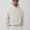 Dámská oversized mikina s kapucí z těžké látky