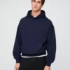 Dámská oversized mikina s kapucí z těžké látky