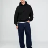 Dámská oversized mikina s kapucí z těžké látky