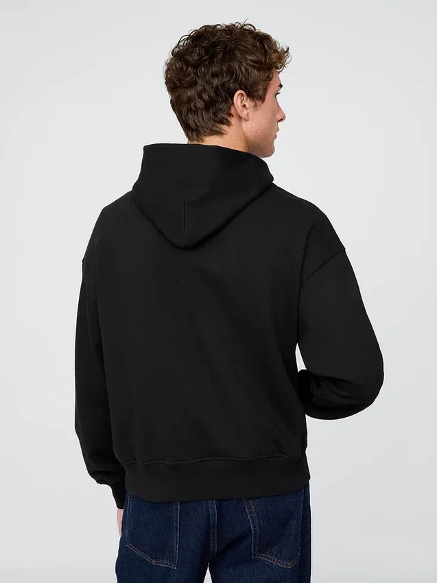 Dámská oversized mikina s kapucí z těžké látky