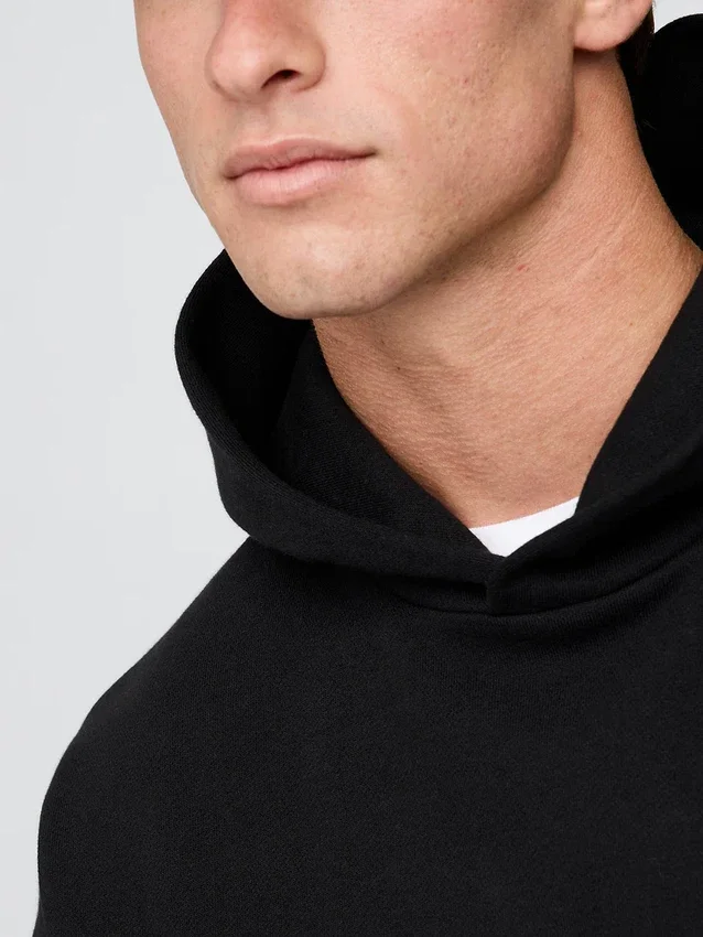 Dámská oversized mikina s kapucí z těžké látky