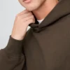 Dámská oversized mikina s kapucí z těžké látky