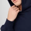 Dámská oversized mikina s kapucí z těžké látky