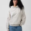 Dámská oversized mikina s kapucí z těžké látky