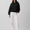 Dámská oversized mikina s kapucí z těžké látky