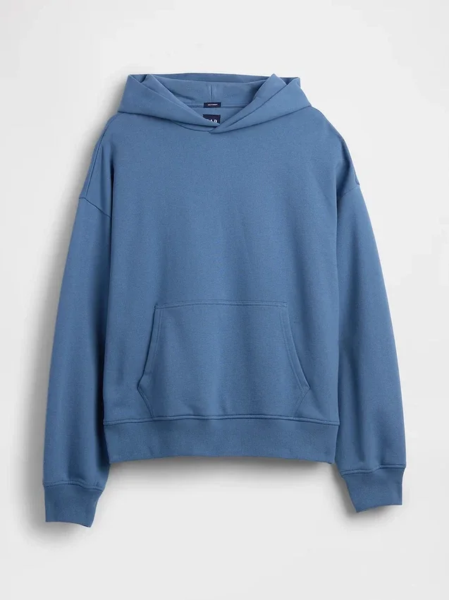 Dámská oversized mikina s kapucí z těžké látky