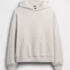 Dámská oversized mikina s kapucí z těžké látky