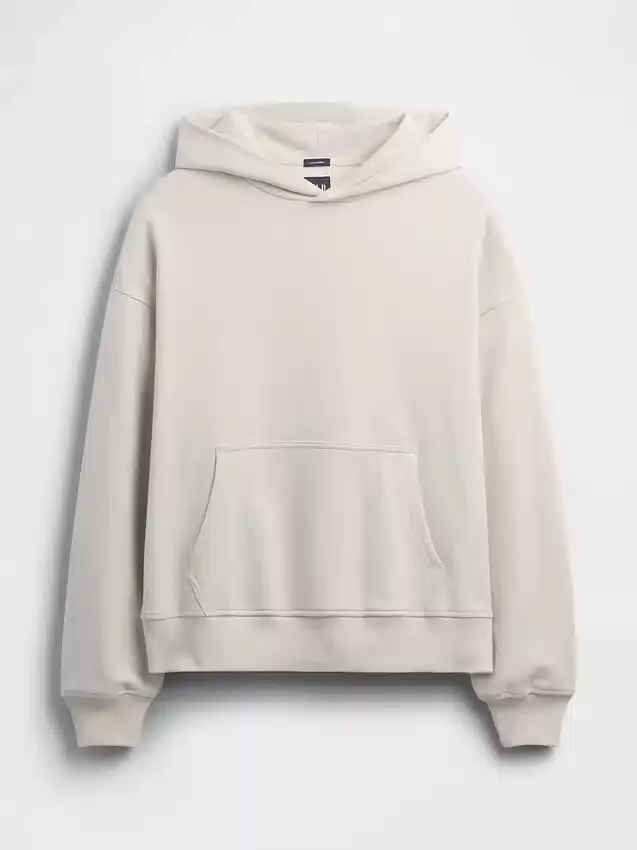 Dámská oversized mikina s kapucí z těžké látky