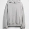 Dámská oversized mikina s kapucí z těžké látky