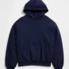 Dámská oversized mikina s kapucí z těžké látky