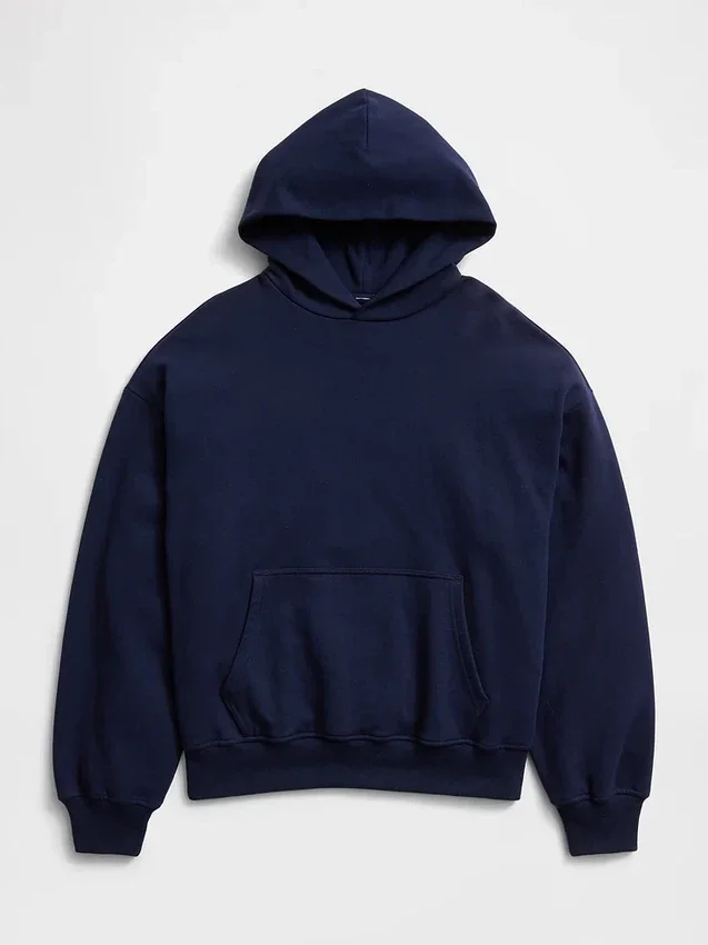 Dámská oversized mikina s kapucí z těžké látky