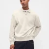 Dámská oversized polokošile s límečkem z těžkého materiálu
