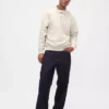 Dámská oversized polokošile s límečkem z těžkého materiálu
