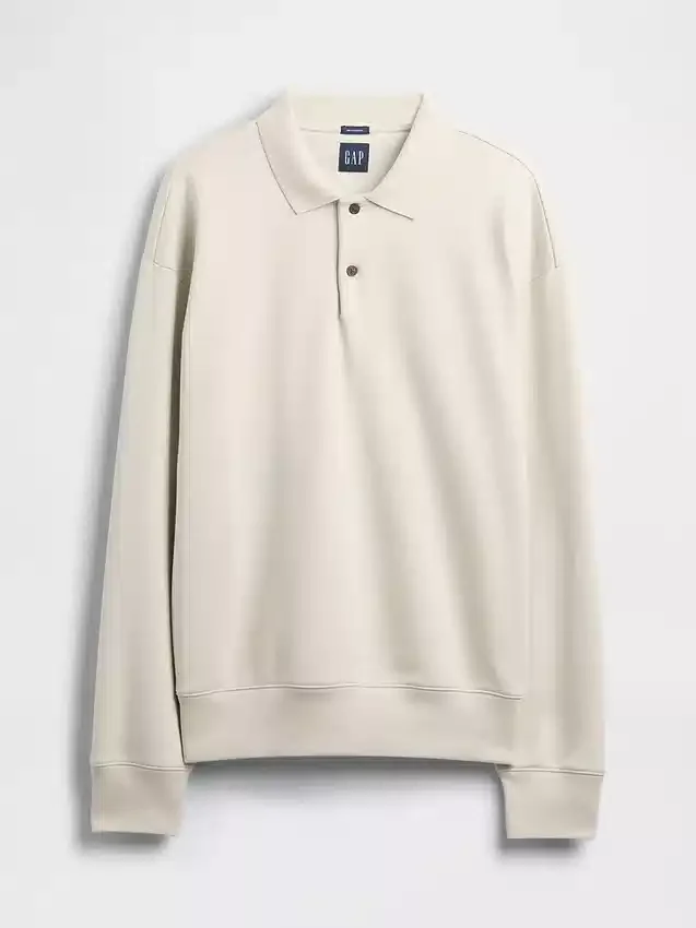 Dámská oversized polokošile s límečkem z těžkého materiálu