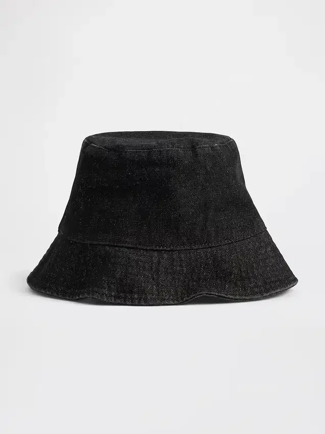 Džínová čepice typu bucket