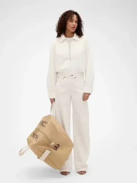 Džínová košile s zipem GAP × Victoria Beckham