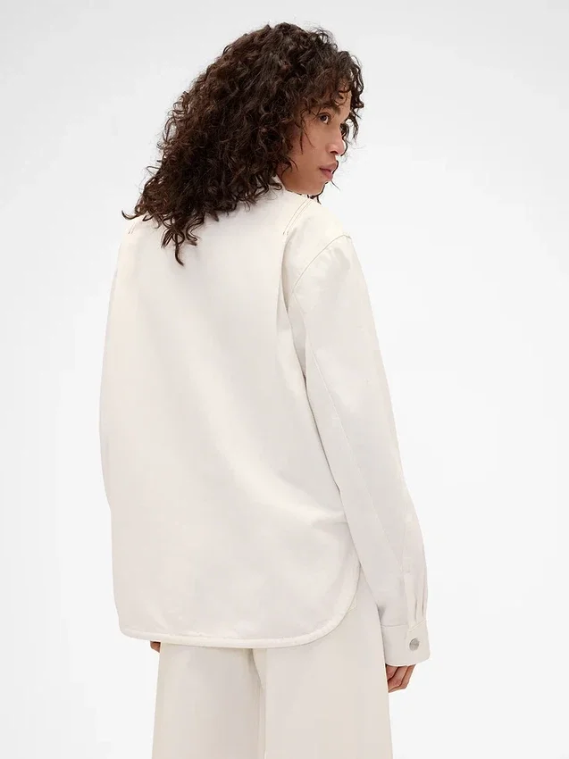 Džínová košile s zipem GAP × Victoria Beckham