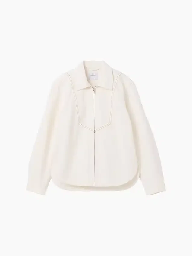 Džínová košile s zipem GAP × Victoria Beckham