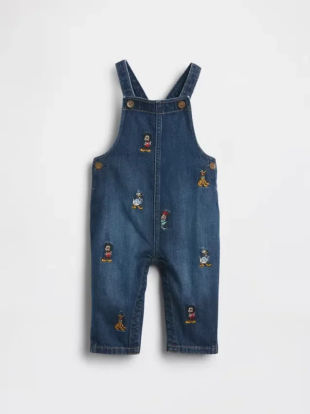 Džínové kombinézy GAP × Disney Baby