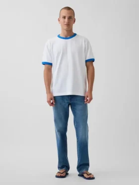 Džíny Blue Relaxed Straight