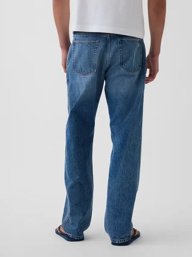 Džíny Blue Relaxed Straight