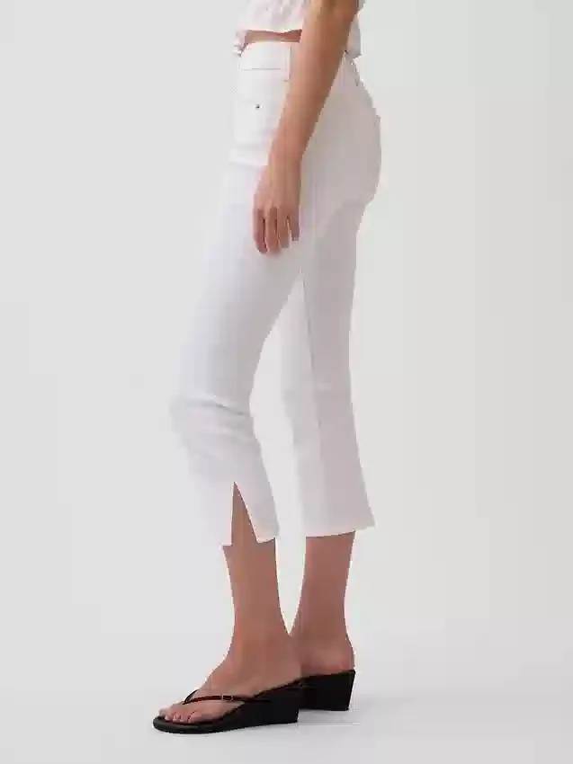 Džíny Capri s nízkým pasem