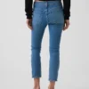 Džíny Capri s nízkým pasem