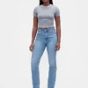 Džíny Curvy s vysokým pasem ve stylu 90. let, úzké a rovné
