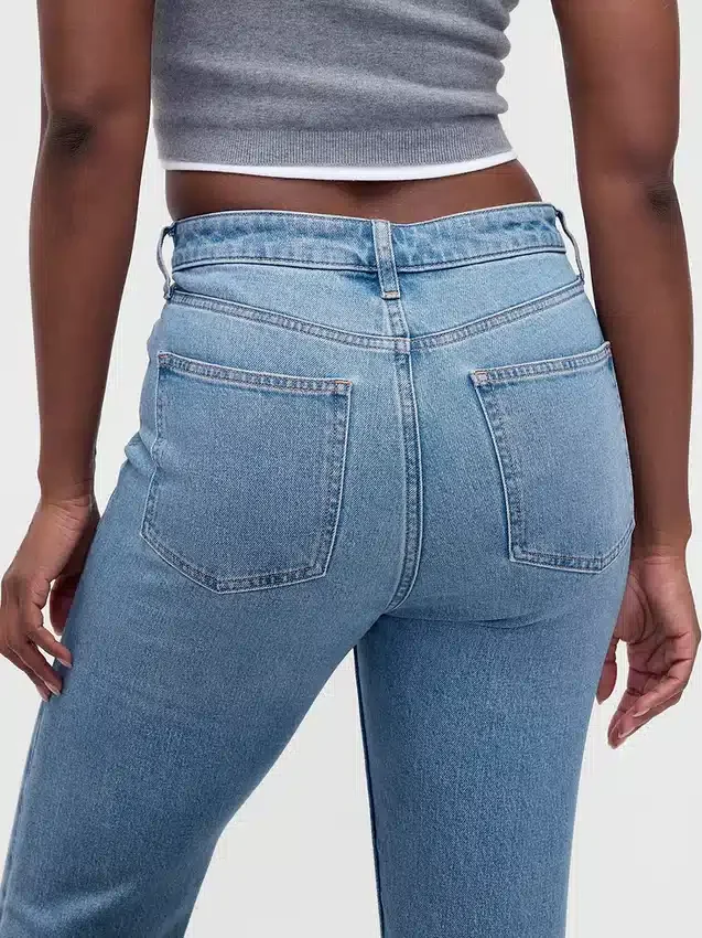 Džíny Curvy s vysokým pasem ve stylu 90. let, úzké a rovné
