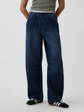 Džíny Easy Horseshoe se středně vysokým pasem