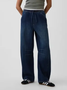 Džíny Easy Horseshoe se středně vysokým pasem