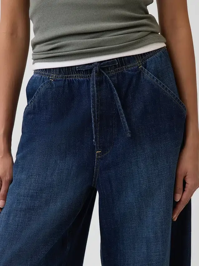 Džíny Easy Horseshoe se středně vysokým pasem