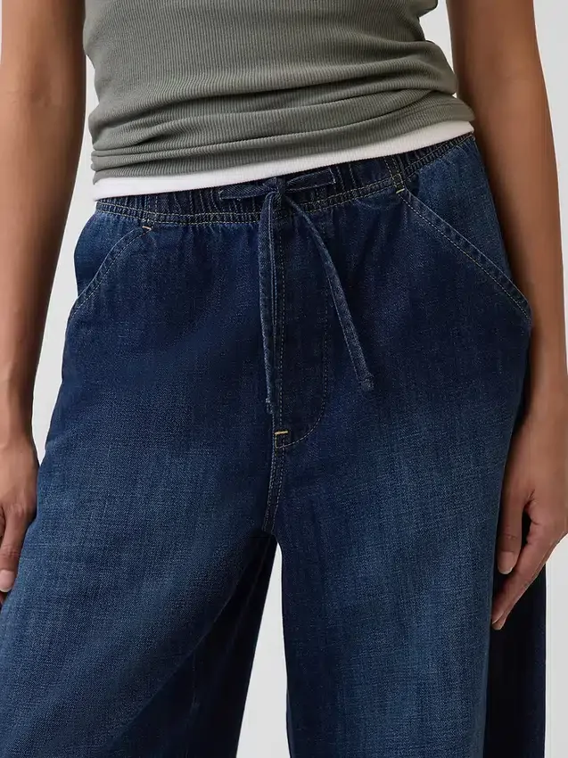 Džíny Easy Horseshoe se středně vysokým pasem