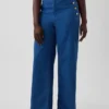 Džíny GAP × Hfr High Rise Pintuck Stride Wide-Leg od Atelier Ndigo