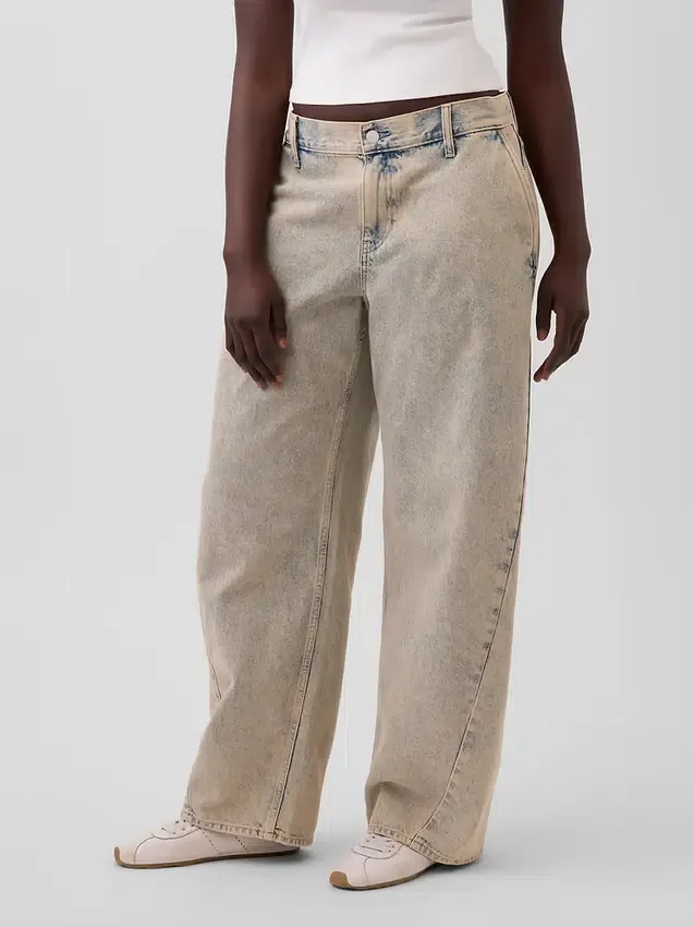 Džíny GAP × Hfr Low Rise Baggy Barrel z kolekce Nicole Benefield