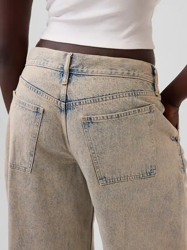 Džíny GAP × Hfr Low Rise Baggy Barrel z kolekce Nicole Benefield