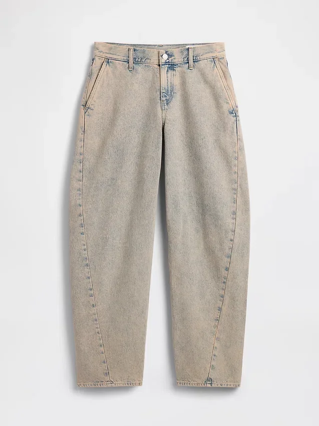 Džíny GAP × Hfr Low Rise Baggy Barrel z kolekce Nicole Benefield