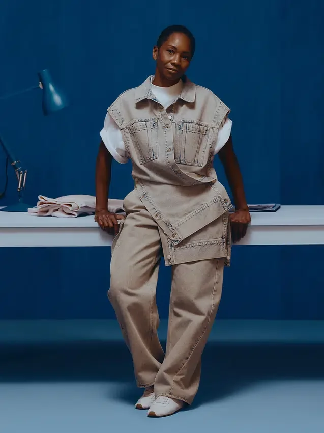 Džíny GAP × Hfr Low Rise Baggy Barrel z kolekce Nicole Benefield